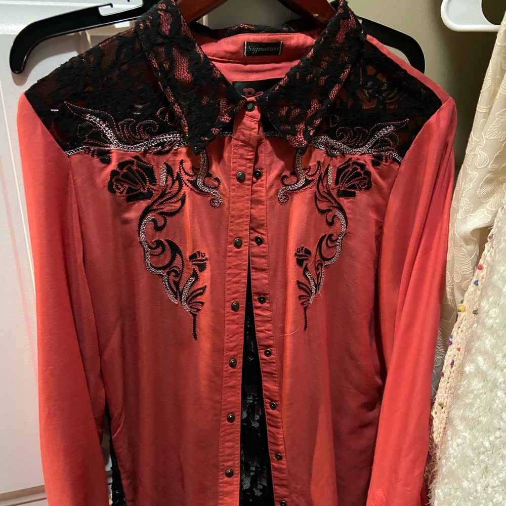 Roar button down shirt